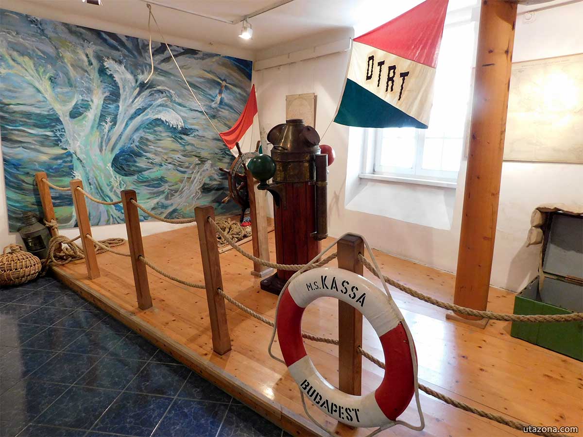 Tengerészettörténeti gyűjtemény - Tengeri hajó fedélzete