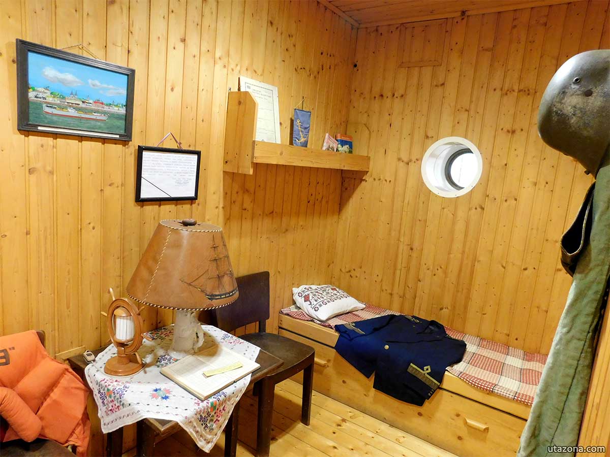 Tengerészettörténeti gyűjtemény - Kapitányi kabin